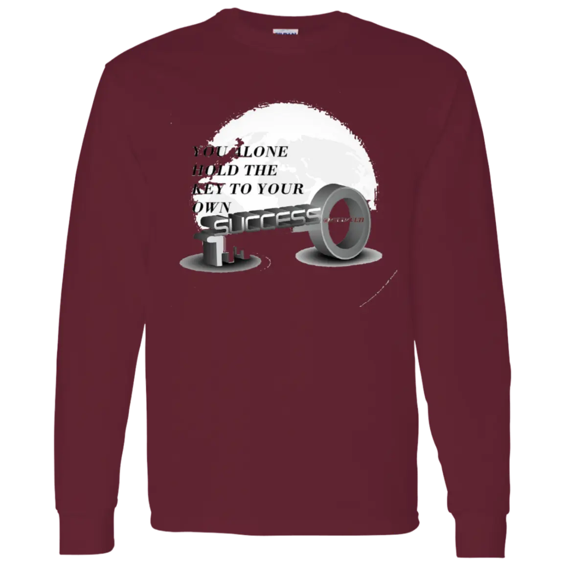 Key To Success Men's LS T-Shirt CustomCat