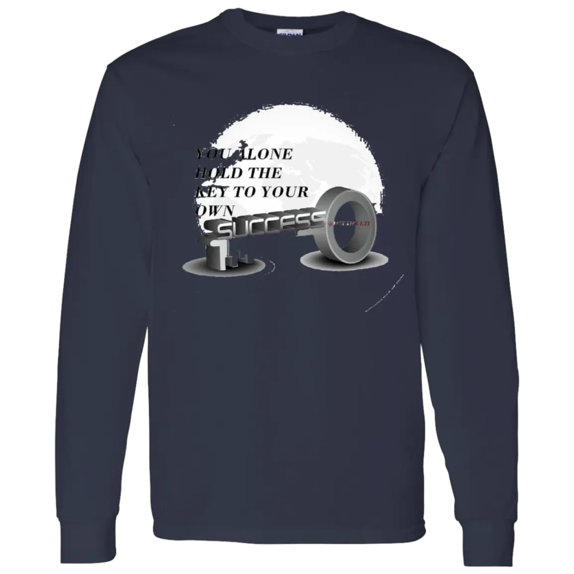 Key To Success Men's LS T-Shirt CustomCat