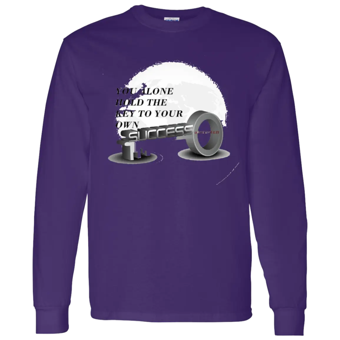Key To Success Men's LS T-Shirt CustomCat