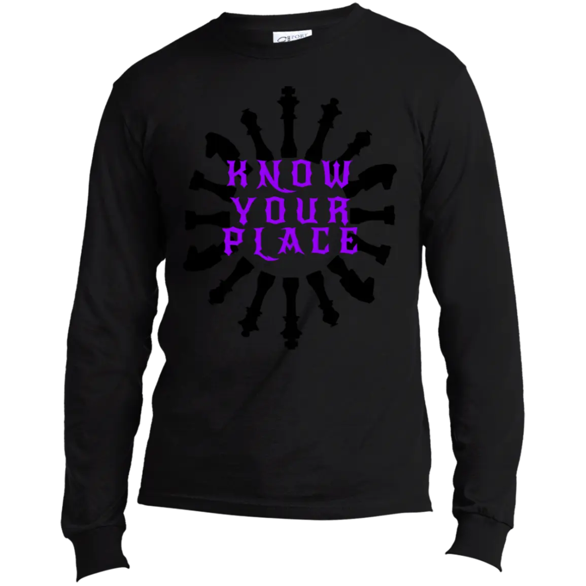 Know Your Place Men's LS T-Shirt CustomCat