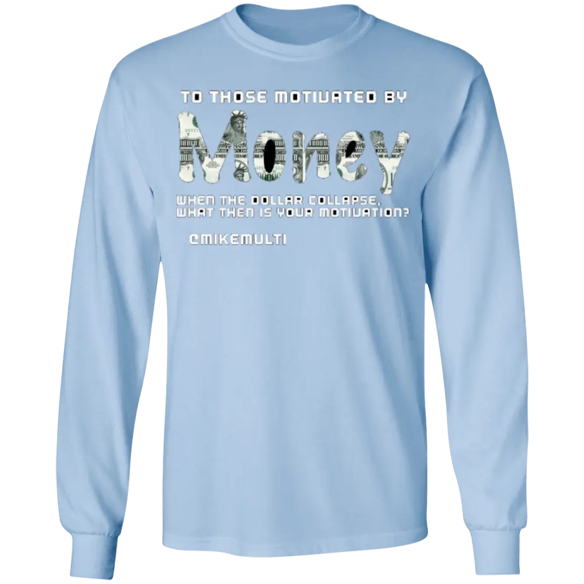 Money - Men's LS Vintage T-Shirt CustomCat