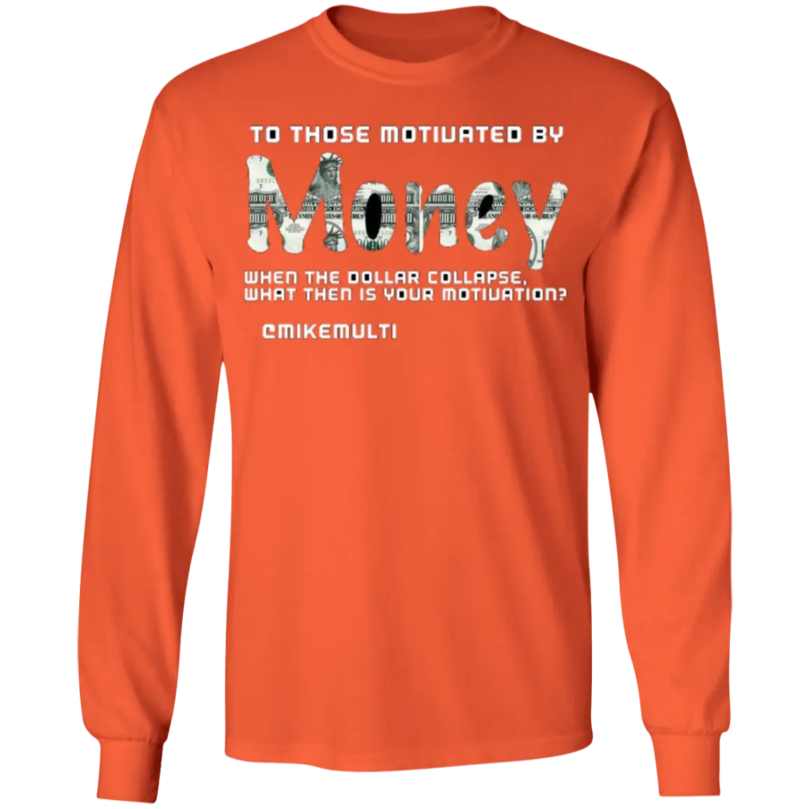 Money - Men's LS Vintage T-Shirt CustomCat