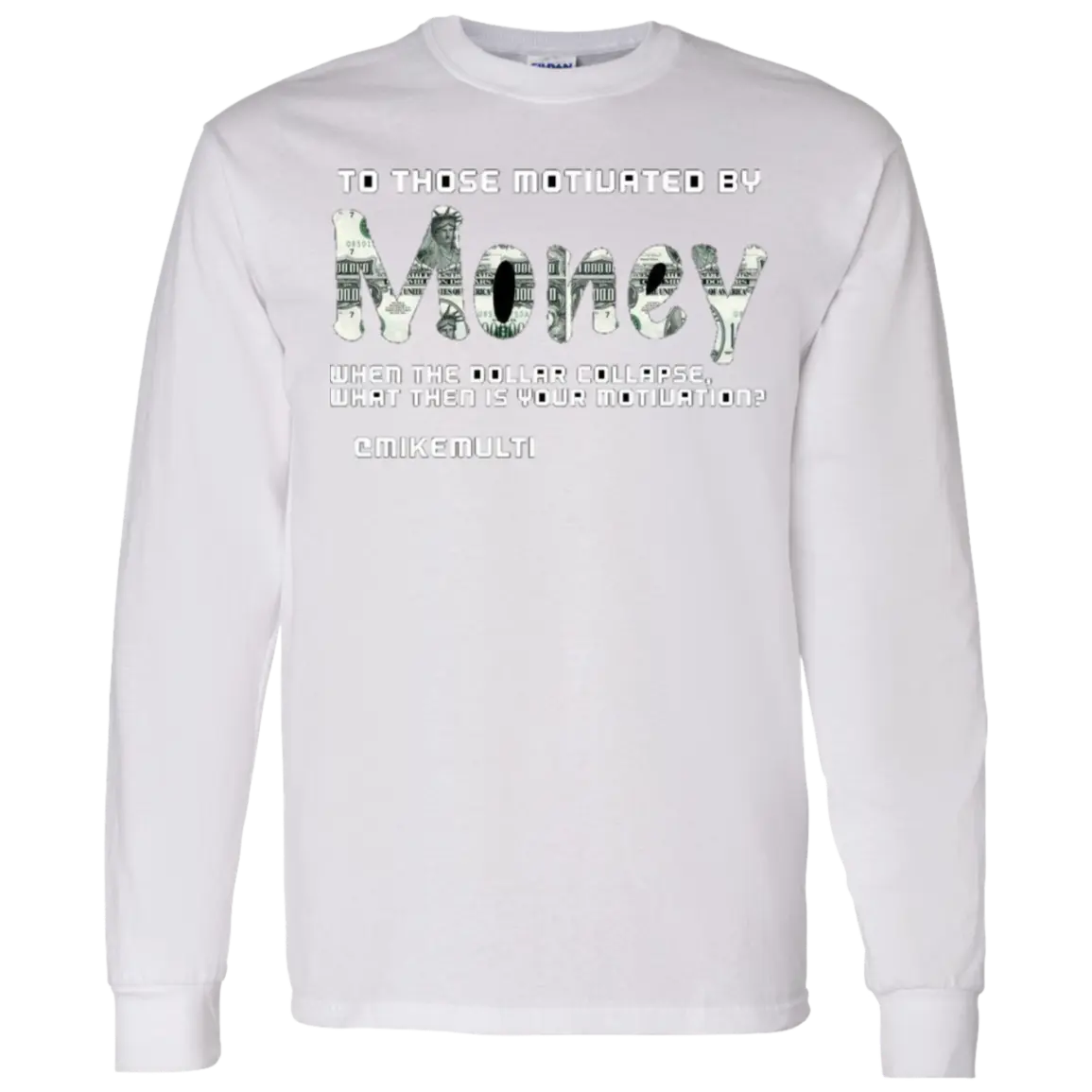 Money - Men's LS Vintage T-Shirt CustomCat