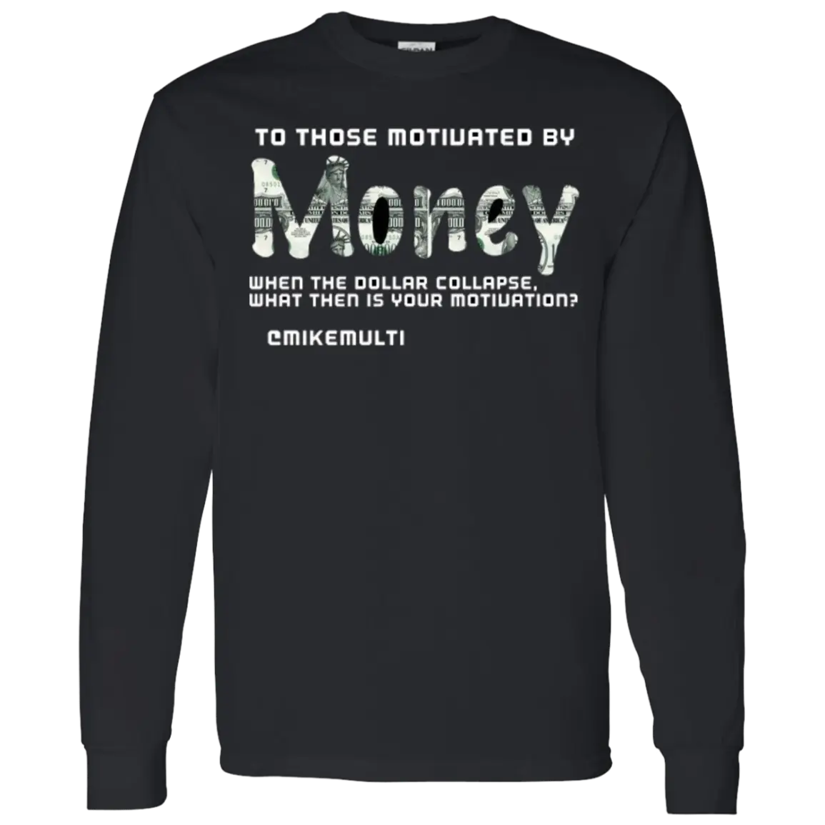Money - Men's LS Vintage T-Shirt CustomCat