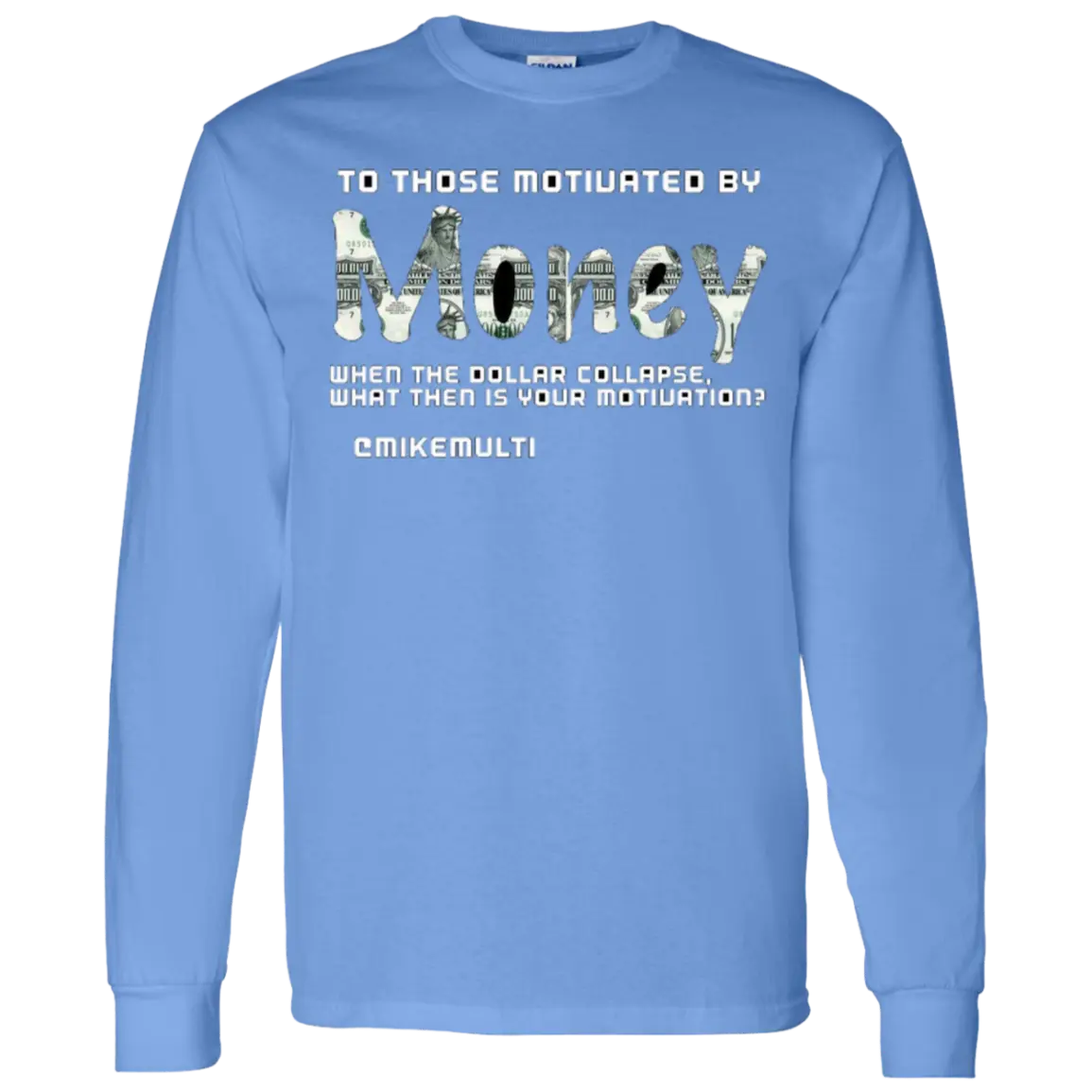 Money - Men's LS Vintage T-Shirt CustomCat