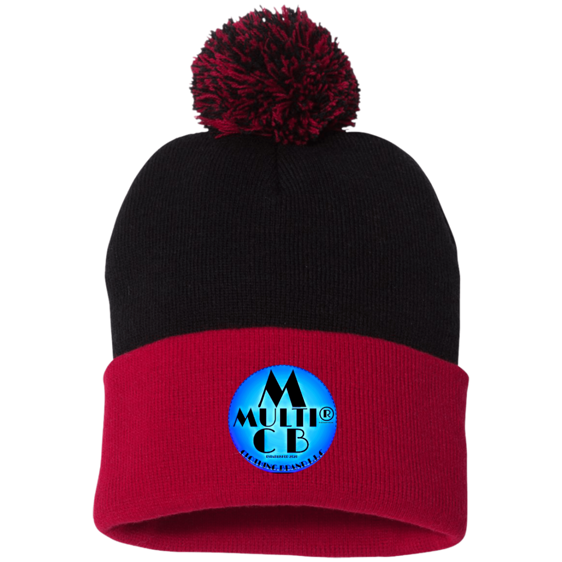 Multi Clothing Brand L.L.C - Pom Pom Knit Cap CustomCat