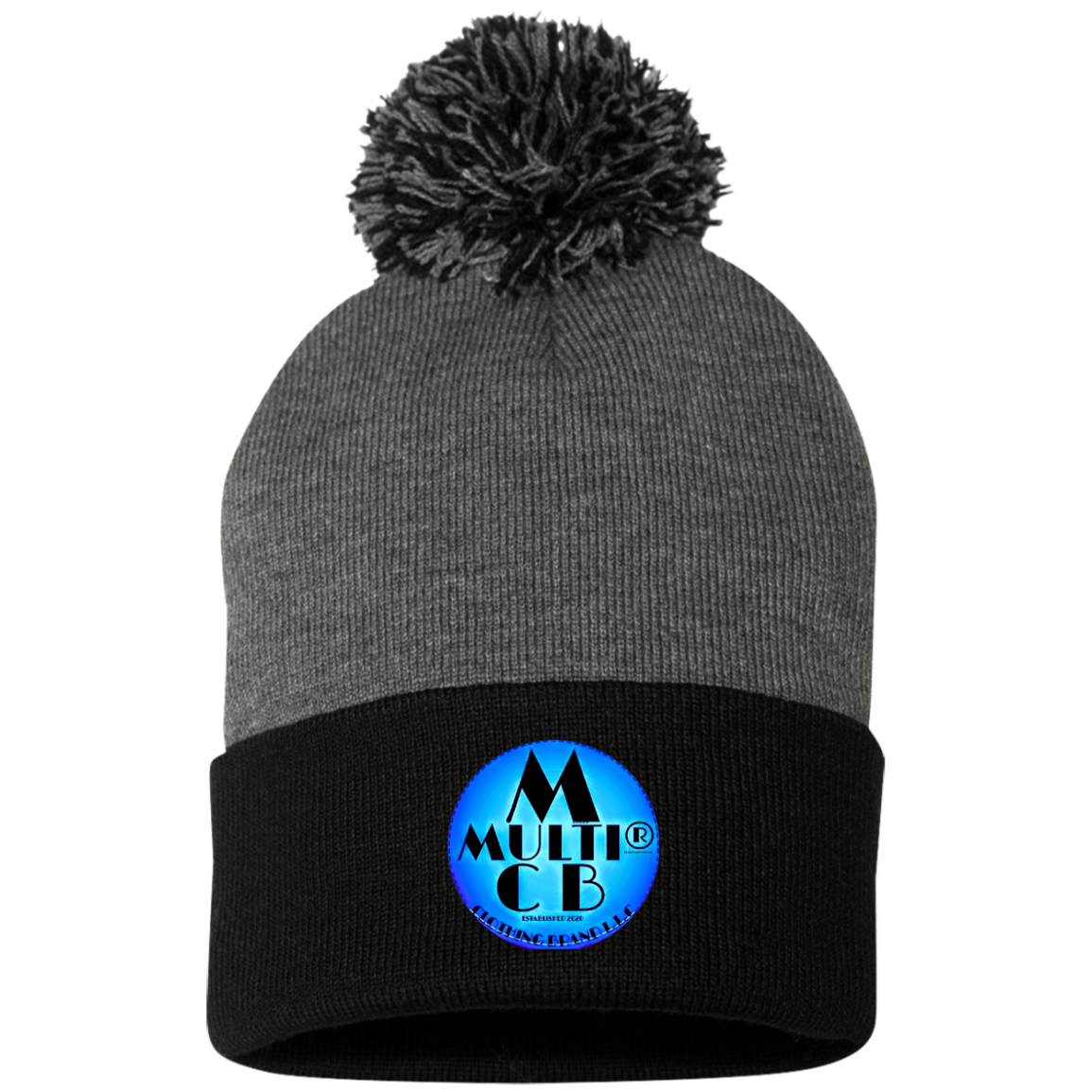 Multi Clothing Brand L.L.C - Pom Pom Knit Cap CustomCat