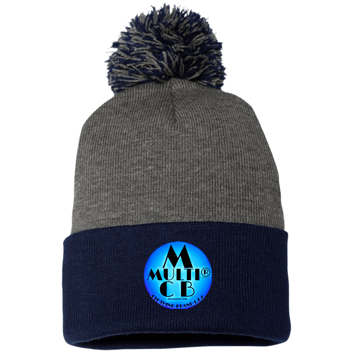 Multi Clothing Brand L.L.C - Pom Pom Knit Cap CustomCat