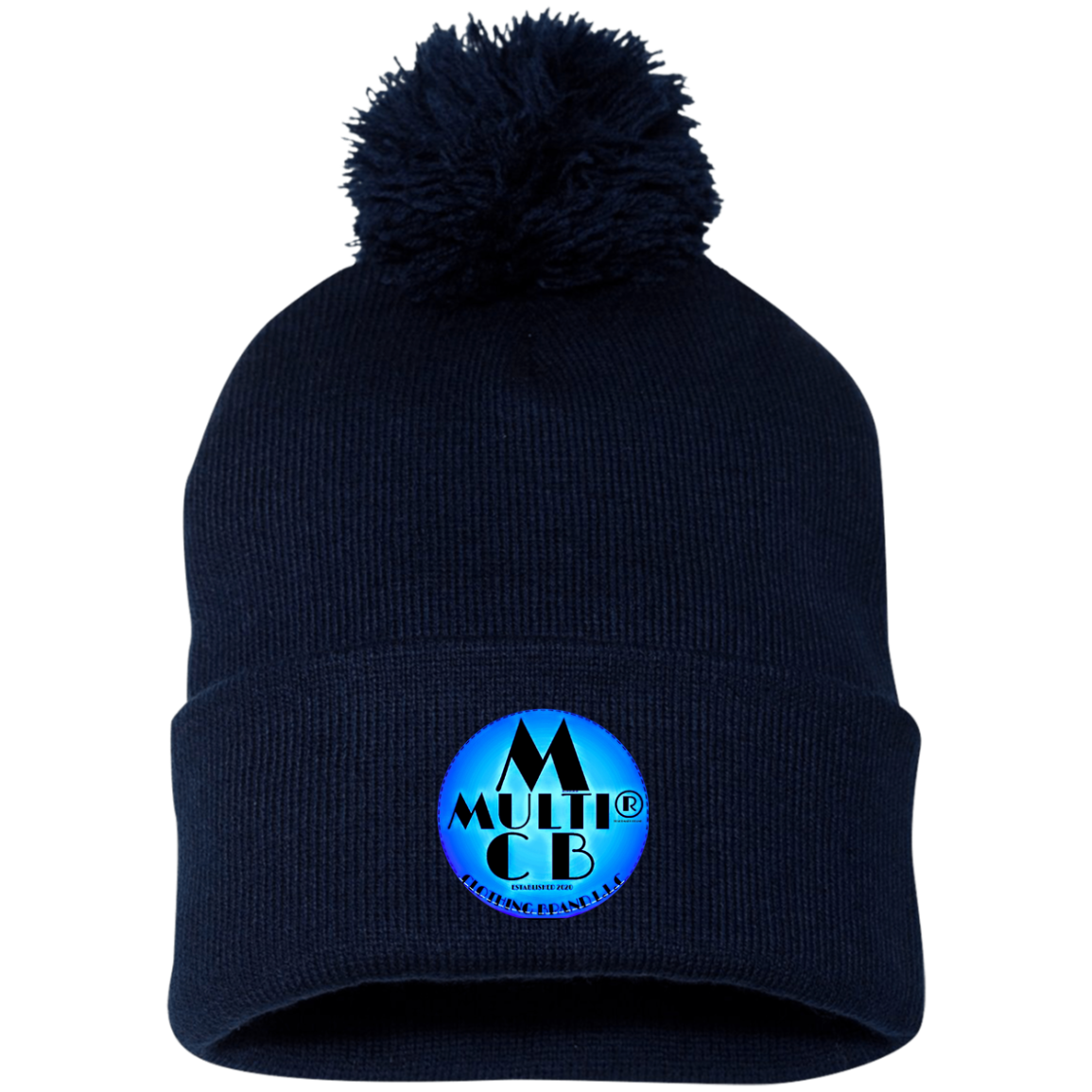 Multi Clothing Brand L.L.C - Pom Pom Knit Cap CustomCat