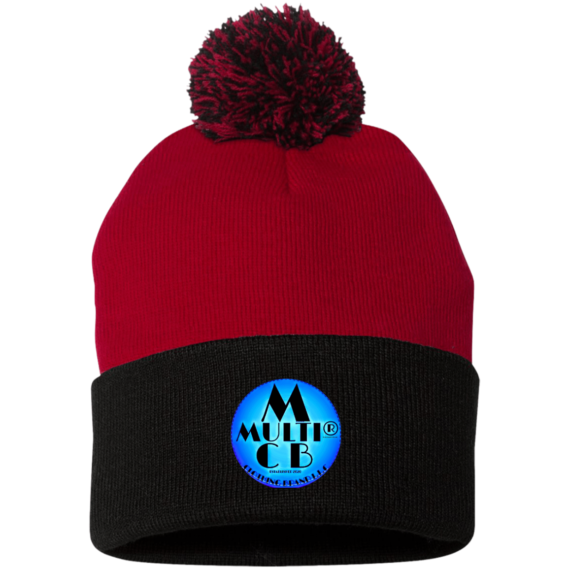 Multi Clothing Brand L.L.C - Pom Pom Knit Cap CustomCat