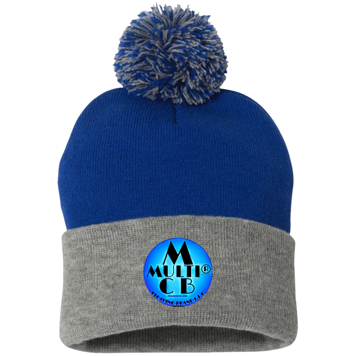 Multi Clothing Brand L.L.C - Pom Pom Knit Cap CustomCat