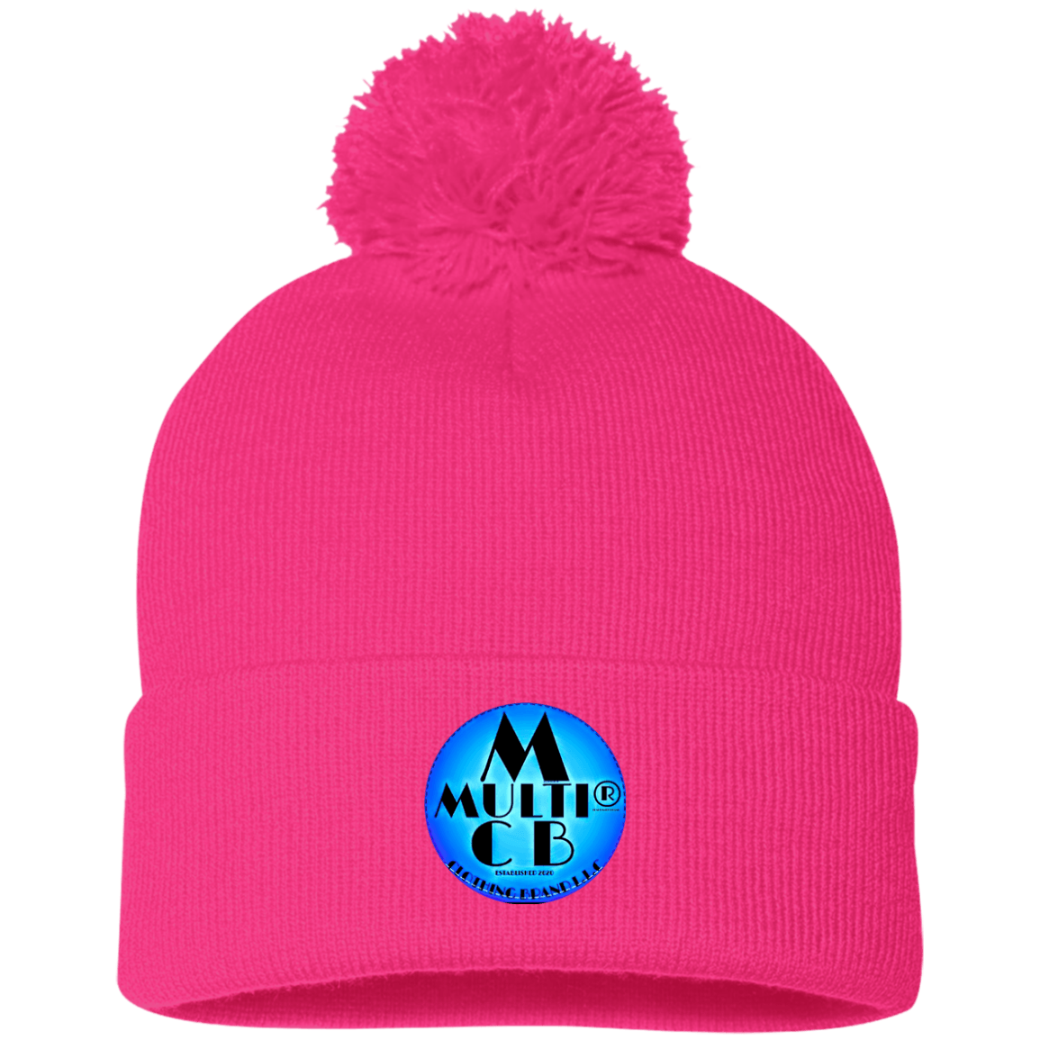 Multi Clothing Brand L.L.C - Pom Pom Knit Cap CustomCat