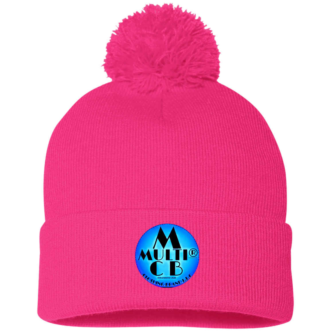 Multi Clothing Brand L.L.C - Pom Pom Knit Cap CustomCat