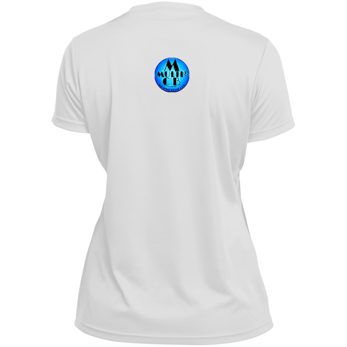 Multi Clothing Brand L.L.C - True Colors - Ladies’ Moisture-Wicking V-Neck Tee CustomCat