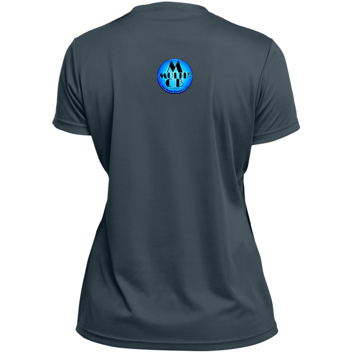 Multi Clothing Brand L.L.C - True Colors - Ladies’ Moisture-Wicking V-Neck Tee CustomCat