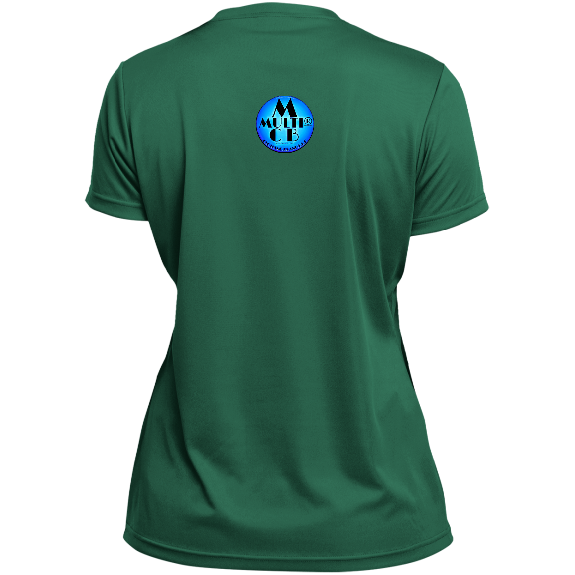 Multi Clothing Brand L.L.C - True Colors - Ladies’ Moisture-Wicking V-Neck Tee CustomCat