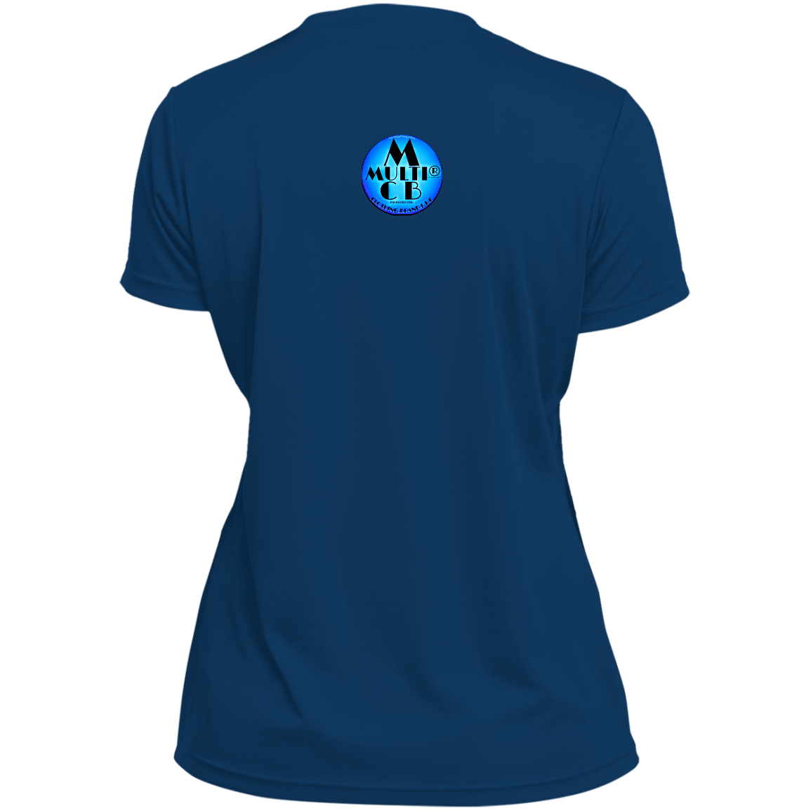 Multi Clothing Brand L.L.C - True Colors - Ladies’ Moisture-Wicking V-Neck Tee CustomCat