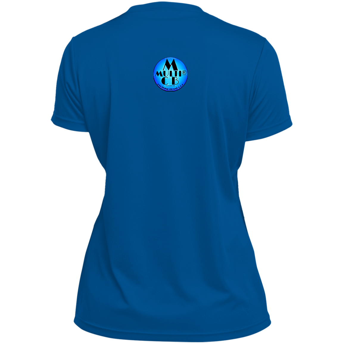 Multi Clothing Brand L.L.C - True Colors - Ladies’ Moisture-Wicking V-Neck Tee CustomCat