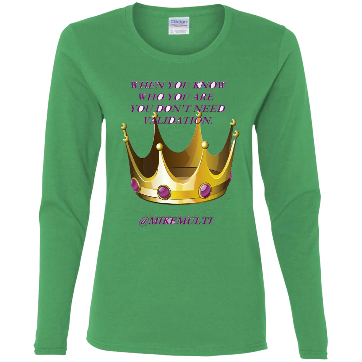 Validation - Ladies LS T-Shirt CustomCat