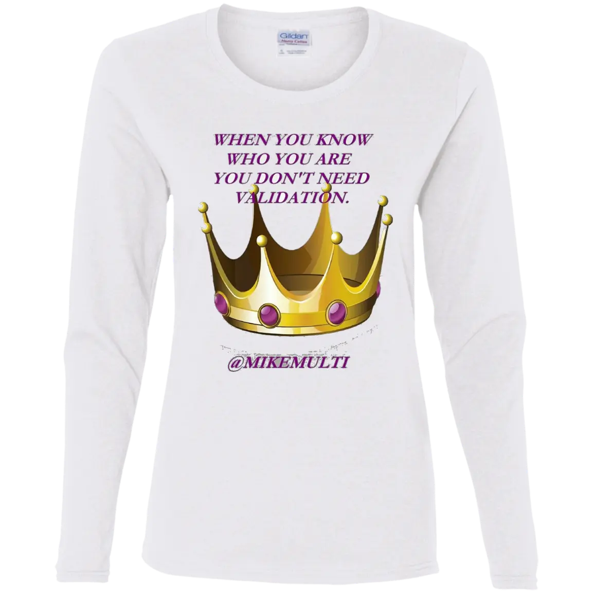 Validation - Ladies LS T-Shirt CustomCat
